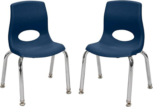 Children’s Factory MyPosture Plus 10" Chair, 2 Pack, Stackable Ergonomic by Angeles