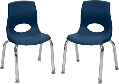 Children’s Factory MyPosture Plus 8" Chair, 2 Pack, Stackable Ergonomic Seating by Angeles