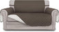 Easy-Going Reversible Couch Cover, 2 Cushion Sofa, Taupe/Ivory | Machine by Easy-Going