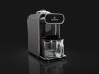 ChefWave Milkmade Dairy Alternative Vegan Nut Milk Maker Machine Almond Milk Soy Milk Oat Milk Cashew Milk Coconut Milk Macadamia Milk, No Soaking, Auto-Clean, Delay Start, Recipe Book - Silver/Black
