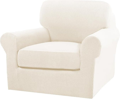 Turquoize 2 Piece Chair Covers Armchair Slipcovers by Turquoize
