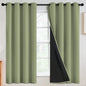 SimpleHome Sage 100% Blackout Curtains Room Darkening Living Room 63 Inch | by SimpleHome