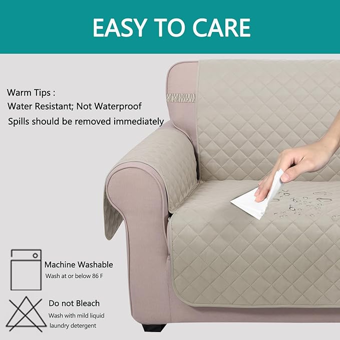 U-NICE HOME Loveseat Sofa Cover - Image 5