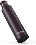 RTIC 26oz Journey Bottle Metal Stainless Steel Vacuum Insulated, BPA Free, Reusable, for Water, Hot and Cold Drinks, Travel, Sports, Camping, Plum