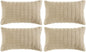 Fancy Homi 4 Packs Decorative Throw Pillow Covers by Fancy+Homi