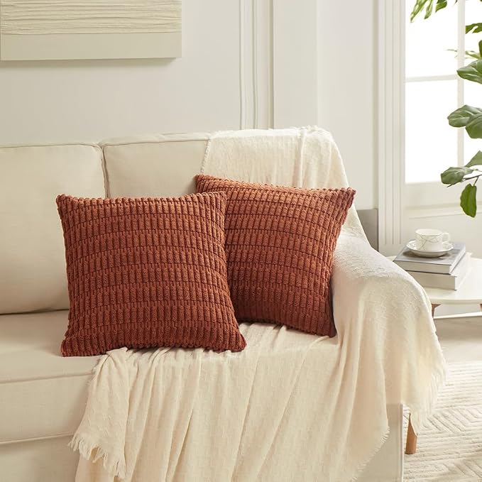 Fancy Homi 4 Packs Decorative Throw Pillow Covers - Image 6