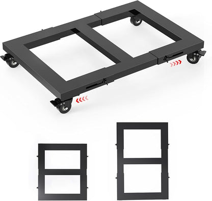 Adjustable Moving Dolly, Furniture Dolly Heavy Duty 1200 Lbs Load Capacity by GLISWAM