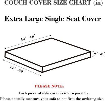Sofa Covers Couch Covers for Sofa Pet Friendly Couch Cushion Covers Universal - Image 2