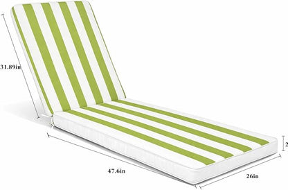 Only choice Chaise Lounge Cushions Outdoor, Fade & Water Resistant Patio Lounge - Image 2
