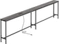 SUPERJARE 102.4 Inch Sofa Table by SUPERJARE