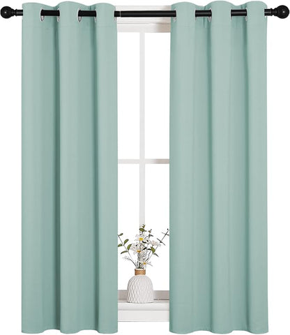 NICETOWN Thermal Insulated Curtains Blackout Draperies, Window Treatment Solid - Image 2