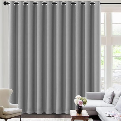 H.VERSAILTEX Blackout Curtains for Sliding Glass Door Room Divider Curtains by HVERSAILTEX