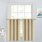 Yakamok Beige Room Darkening Window Curtains 52x36 Inch by Yakamok