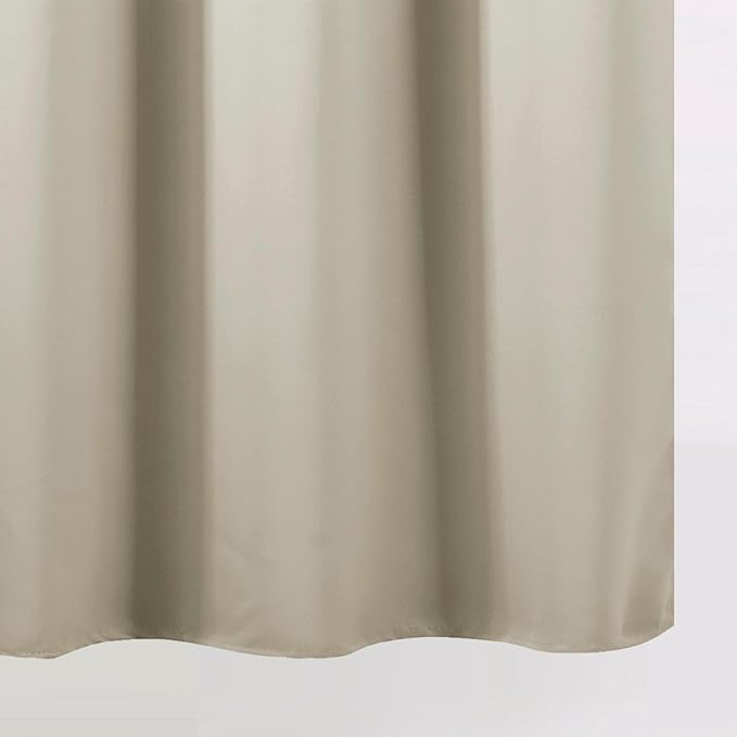 Blackout Curtains 52 x 120 Inch Long Light Beige Curtains Set of 2 Panels Room - Image 8
