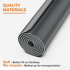 Warome Silicone Mat, 47"x 23" Silicone Mats for Kitchen Counter, Nonslip Heat Resistant Mat, Extra Large Kitchen Counter Mat, Countertop Protector for Craft, No Creases-Gray