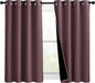 NICETOWN Warm Curtains for Winter, Bedroom Full Blackout Curtain Panels by NICETOWN
