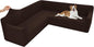 Arfntevss Stretch Sectional Couch Covers L Shaped Corner Sectional Sofa Cover by Arfntevss