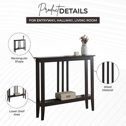 Kings Brand Furniture Narrow Console Table - Image 3