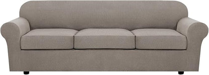 H.VERSAILTEX 4 Piece Stretch Sofa Covers by HVERSAILTEX