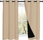 NICETOWN Cold Reducing Curtains, Bedroom Full Blackout Panels, Great Job by NICETOWN