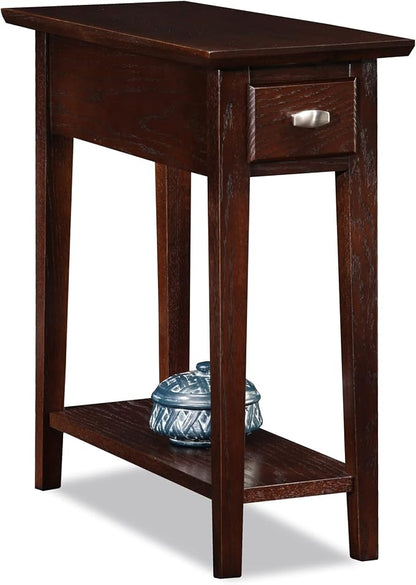 Leick Home 15-In Wide End Table, Solid Wood Construction, One Drawer, One Lower by LeickFurniture