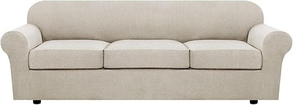 H.VERSAILTEX 4 Piece Stretch Sofa Covers by HVERSAILTEX