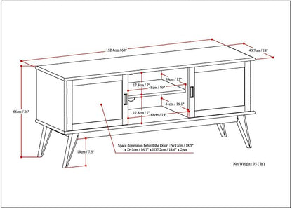SIMPLIHOME Draper TV Stand - Image 14