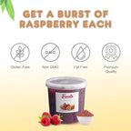 Fanale Popping Boba Pearls for Bubble Tea - 7 lb | Raspberry | Bursting Boba Pearls Bubble | Fruit Juice Flavor for Shakes, Dessert, Smoothie | FPB014