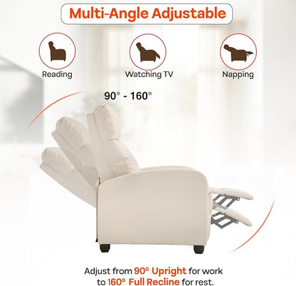 FDW Recliner Chair Massage Chair Reading Chair Reclining Sofa Home Theater - Image 5