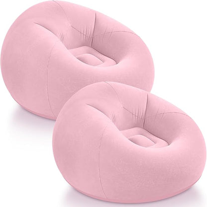 Realspring Inflatable Bean Bag Chairs Outdoor Blow up Camping Chairs Inflatable by Realspring