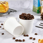 3 oz Paper Cups 600 Count Disposable Bathroom Mouthwash Espresso White Cups for Party, Picnic, Travel and Events