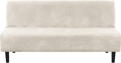 H.VERSAILTEX Real Futon Cover Armless Sofa Covers Sofa Bed Covers Stretch Futon by HVERSAILTEX
