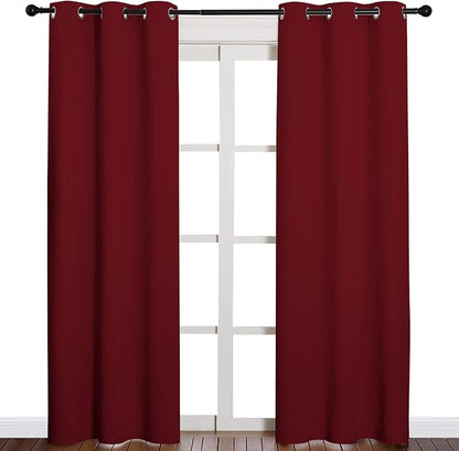 NICETOWN Home Decorations Thermal Insulated Solid Grommet Top Blackout Living - Image 2