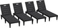 Greesum Outdoor Chaise Lounge Chairs Set of 4 by BuynowfromGreesum