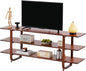 Welnow Bamboo TV Stand for Up to 65 Inch, Mid Century Modern Entertainment by LifeGetsBetterWithWelnow