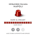 Nespresso Capsules Original Line, Ispirazione Napoli, Dark Roast Coffee Pods, 50-Count Espresso Coffee Pods,