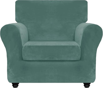 ZNSAYOTX Luxury Velvet Chair Slipcovers by ZNSAYOTX