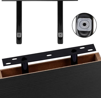 Fixwal Floating Shelves for Wall, 8 Inch Small Black Shelves Wall Mounted Shelf - Image 4