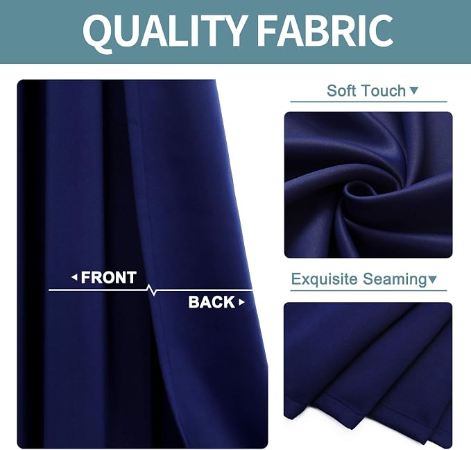 ChrisDowa Grommet Blackout Curtains - Image 3