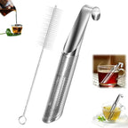 Tea Diffusers For Loose Tea，Stainless Steel Tea Infuser，Tea Steeper For Loose Tea，Tea Infuser For Loose Leaf Tea Office, Home, Travel Are All Good Choices(1*tea strainer,1*Cleaning brush)