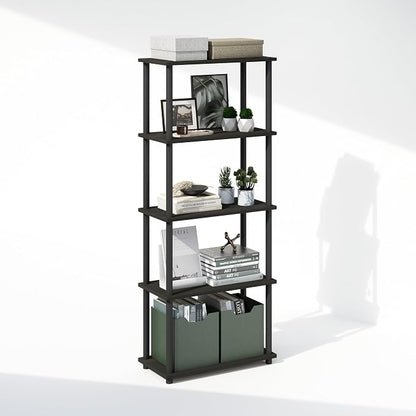 Furinno Turn-N-Tube Book Shelf, 5-Tier Bookshelf, Bookcase by Furinno-FitsYourSpaceFitsYourBudget