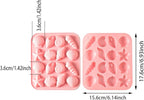 2-Pack rice flour Seashell Silicone Molds for Chocolate Candy Baking Decorations rice flour
