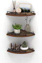HORLIMER Floating Corner Shelf Wall Mount, Living Room by HORLIMER