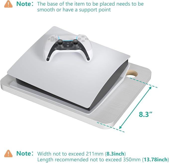 WALI Floating TV Shelf, 3 Tier Projector Shelf - Image 2