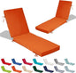72x21x4in Lounge Cushions for Outdoor Furniture, Outdoor Lounge Chair Cushions by Odsiikly