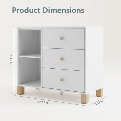 Storkcraft California 3 Drawer Combo Dresser – GREENGUARD Gold Certified - Image 2