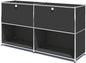 Metal Sideboard with 2 Flap Doors, DIY Modern Home Furnishing, Foyer by SIMPLINK