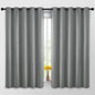 Yakamok Room Darkening Curtains 62x63 inch Length Dove Grey-Living Room | 2 by Yakamok