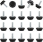 Zorfeter 30 Pcs Screw in Threaded Furniture Adjustable Levelers, M6 Leveling by Zorfeter