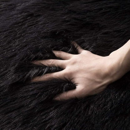 MIULEE Fluffy Area Rug 2x3 ft Faux Fur Sheepskin Rug - Image 4